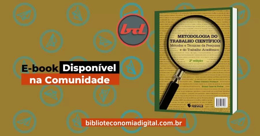 Capa E-book Metodologia do trabalho científico